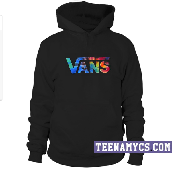 vans green tie dye hoodie