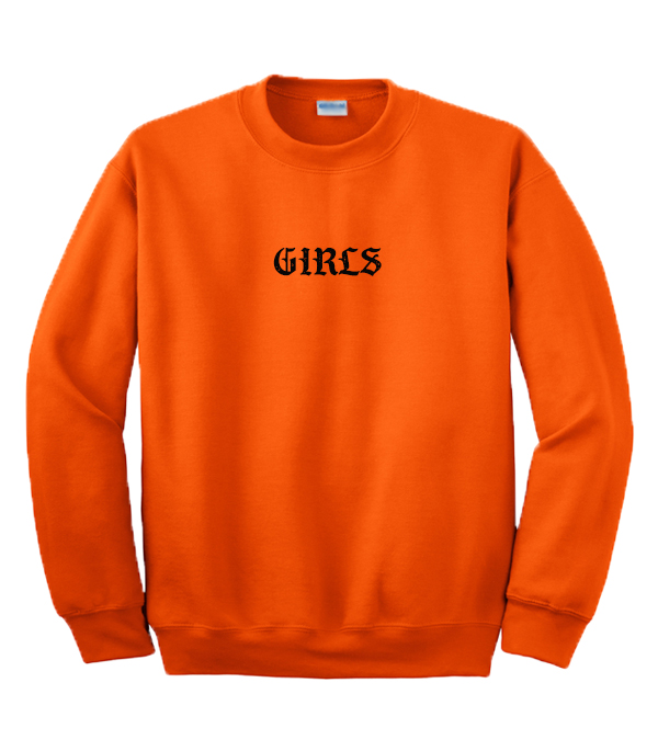 Girls Font Sweatshirt
